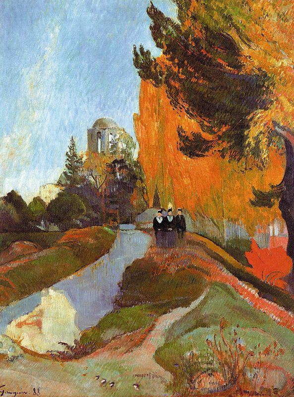 Paul Gauguin The Alyscamps at Arles France oil painting art